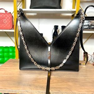 Givenchy leather cut out bag with chain